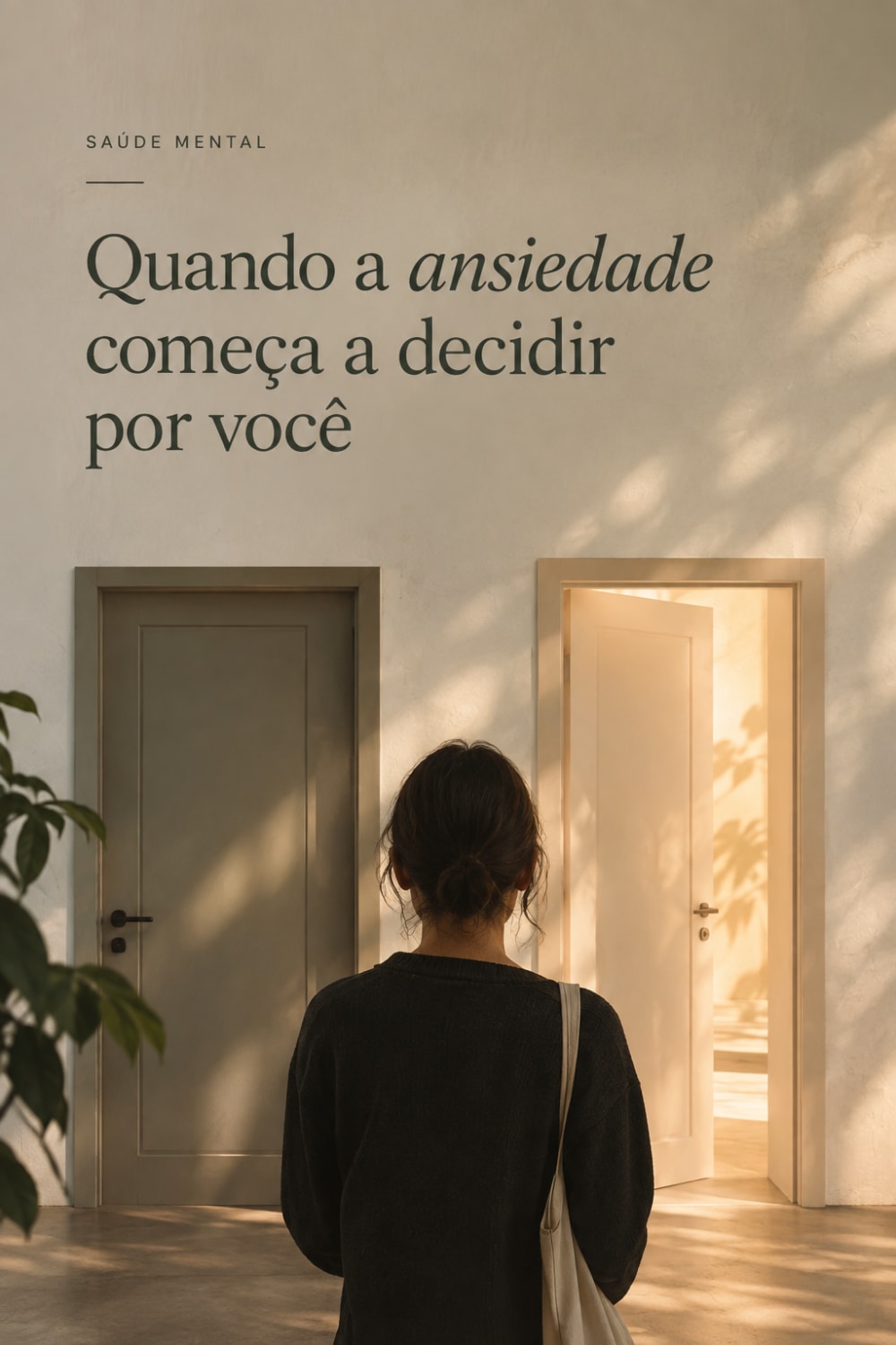 Quando a ansiedade começa a decidir por você