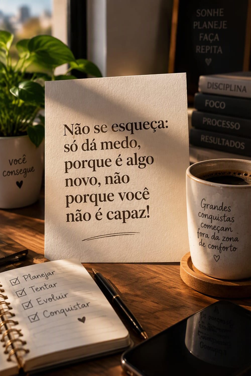 Novo assusta, mas não te torna incapaz.