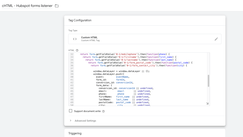 Comment tracker un formulaire Hubspot ?