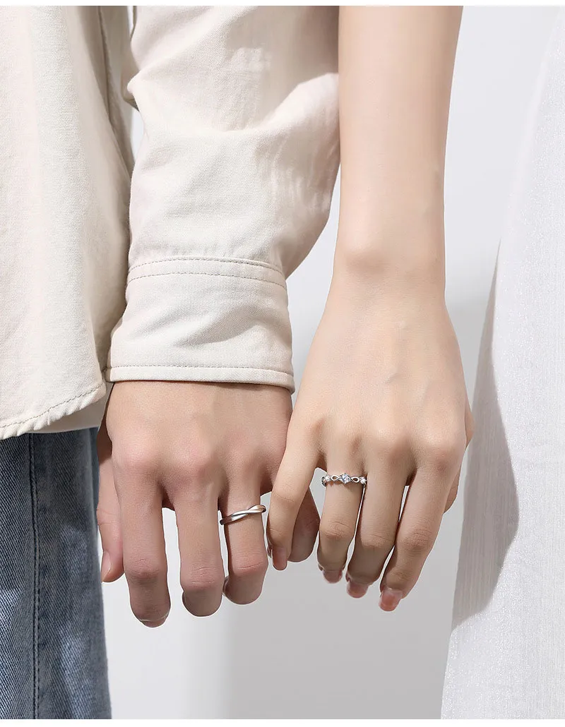 Amor imperial :Anillo de plata de ley S925 2