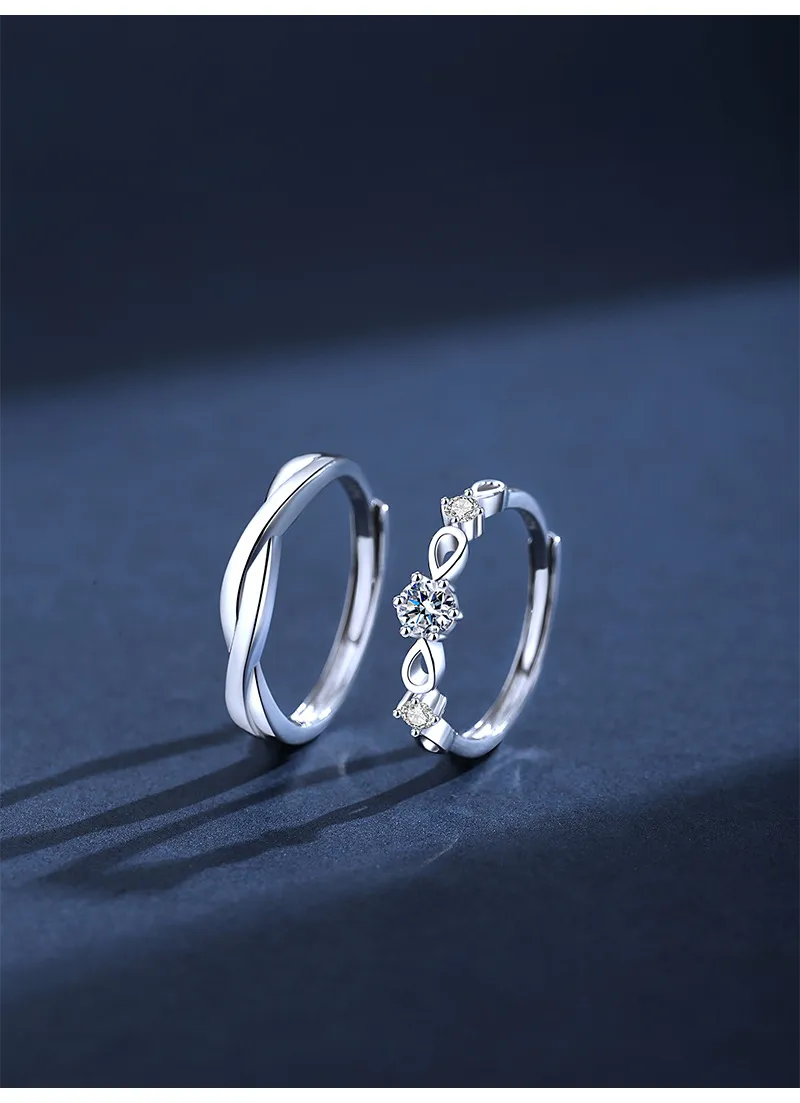 Amor imperial :Anillo de plata de ley S925 5