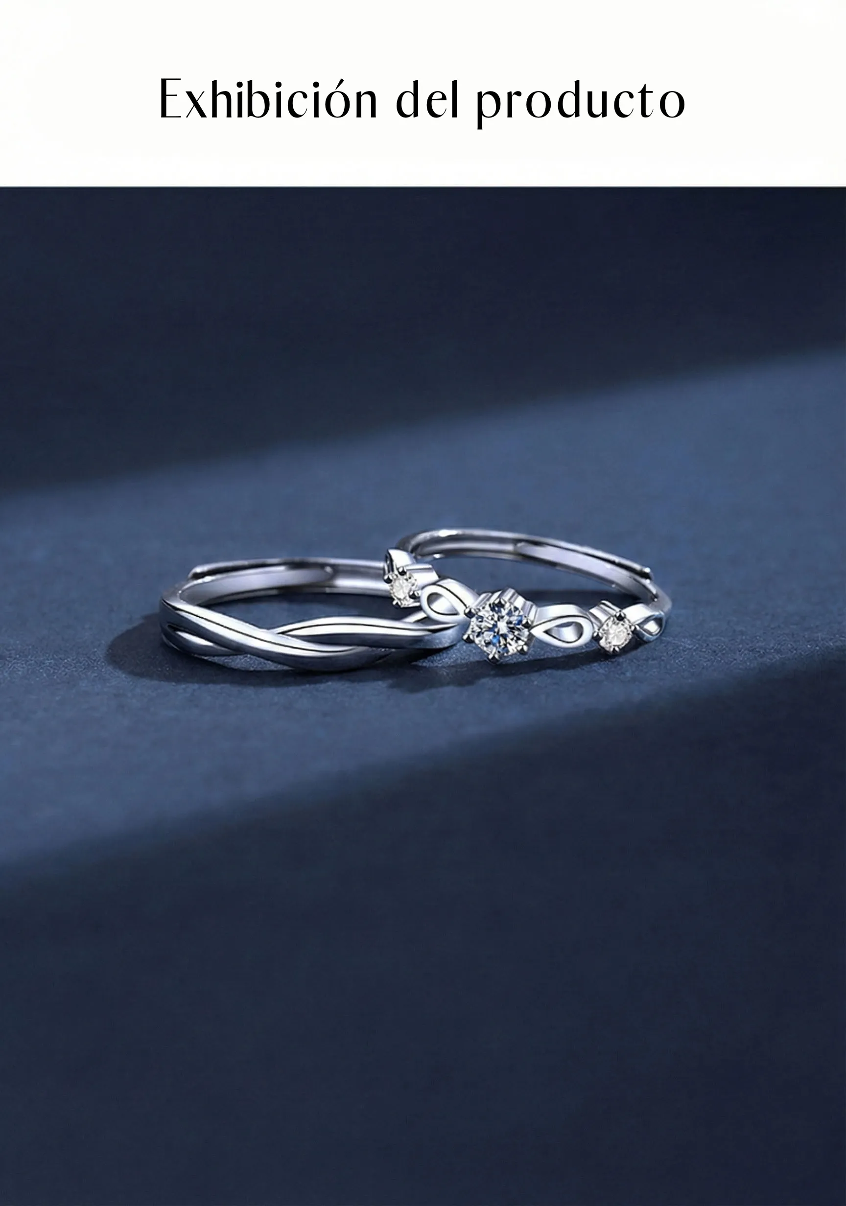 Amor imperial :Anillo de plata de ley S925 4