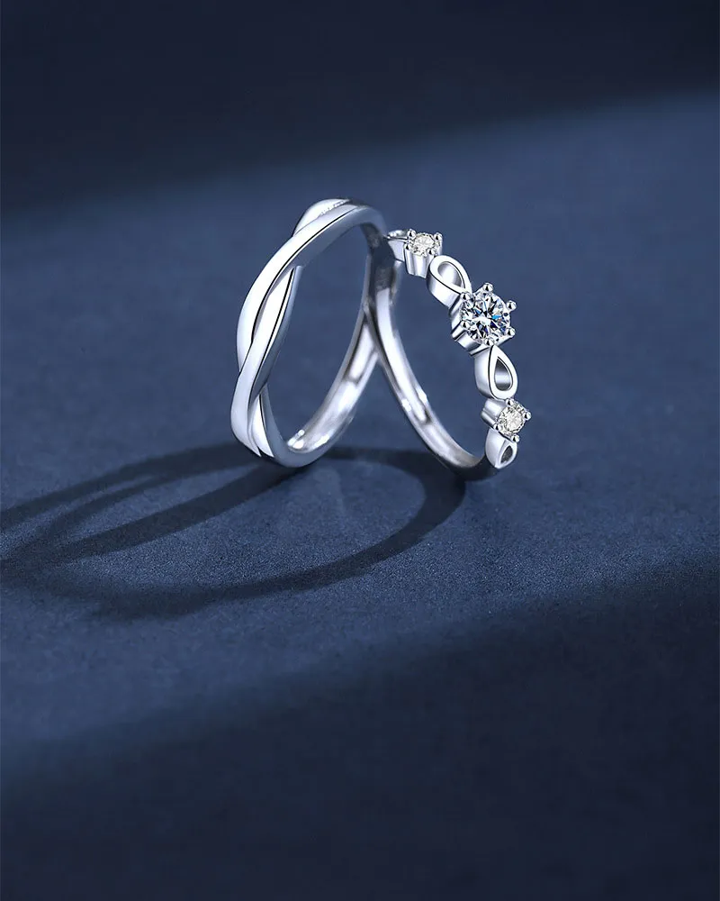 Amor imperial :Anillo de plata de ley S925 6