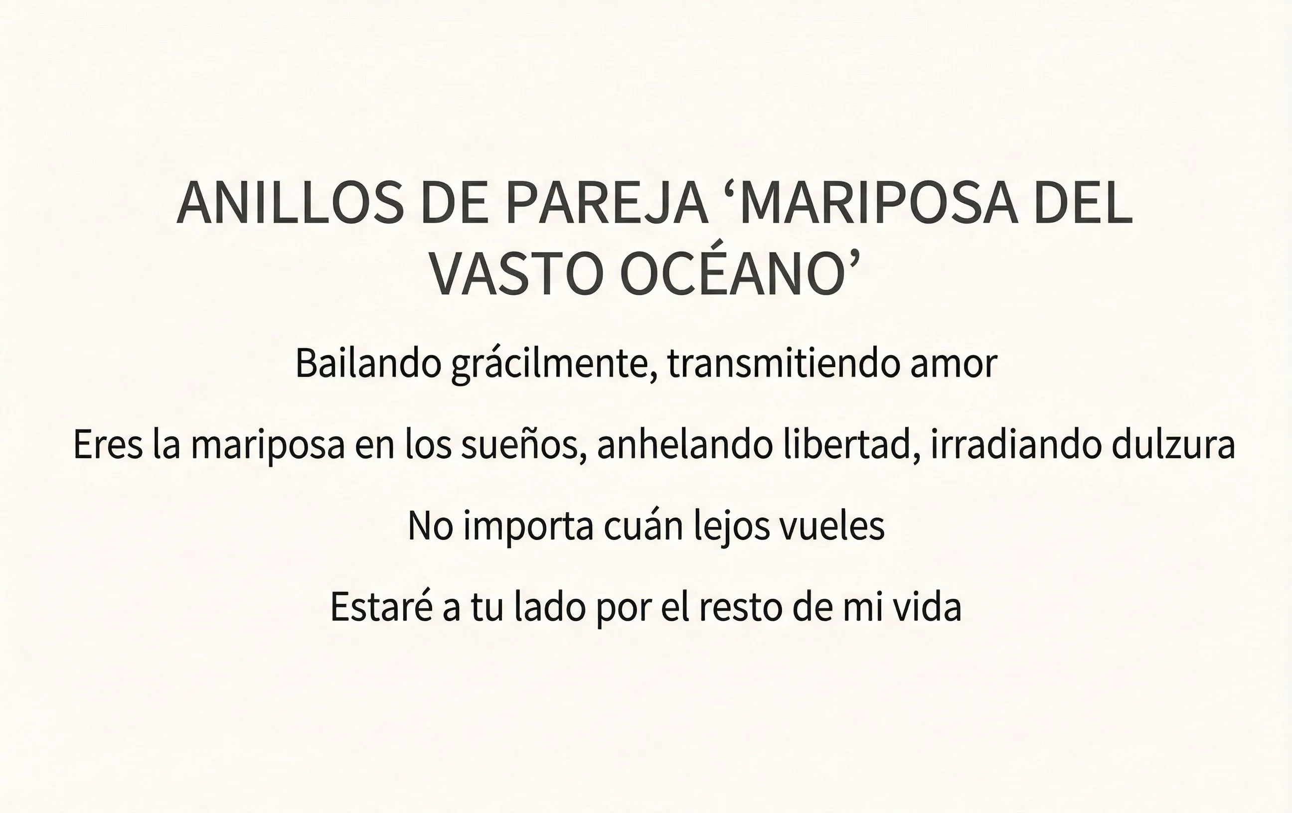 METAMORFOSIS DE AMOR: PARA PAREJAS ANILLO DE PLATA 999 PARA HOMBRES Y MUJERES 2