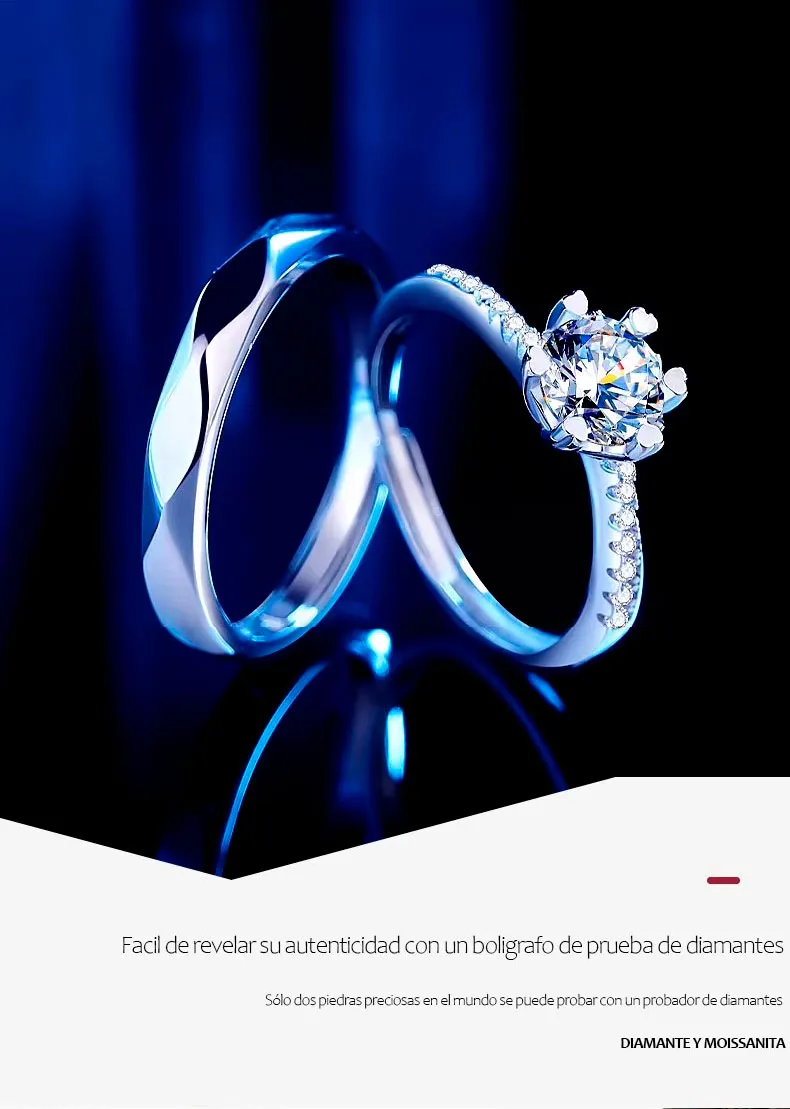 LA ELECCION IDEAL: ANILLO DE COMPROMISO EN PLATA 925 CON BRILLO ETERNO 3