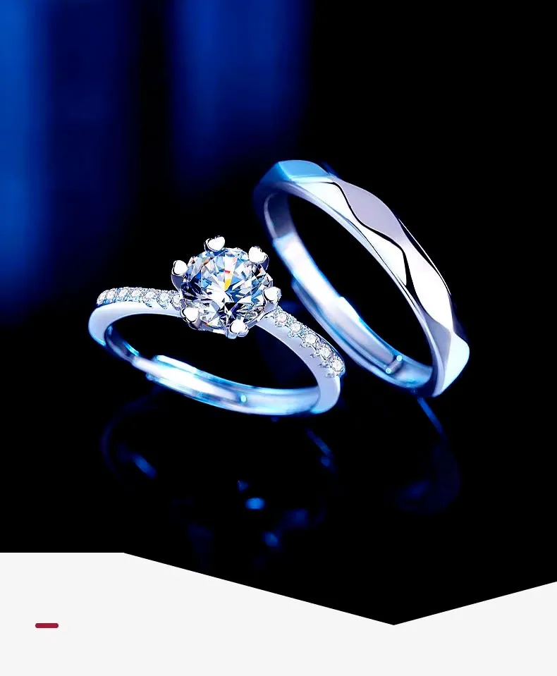 LA ELECCION IDEAL: ANILLO DE COMPROMISO EN PLATA 925 CON BRILLO ETERNO 5
