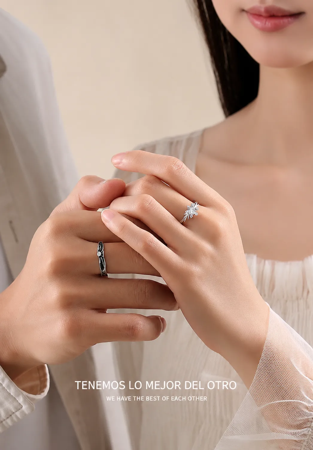 🌗 Anillos de Pareja "Eclipse Eterno" 8