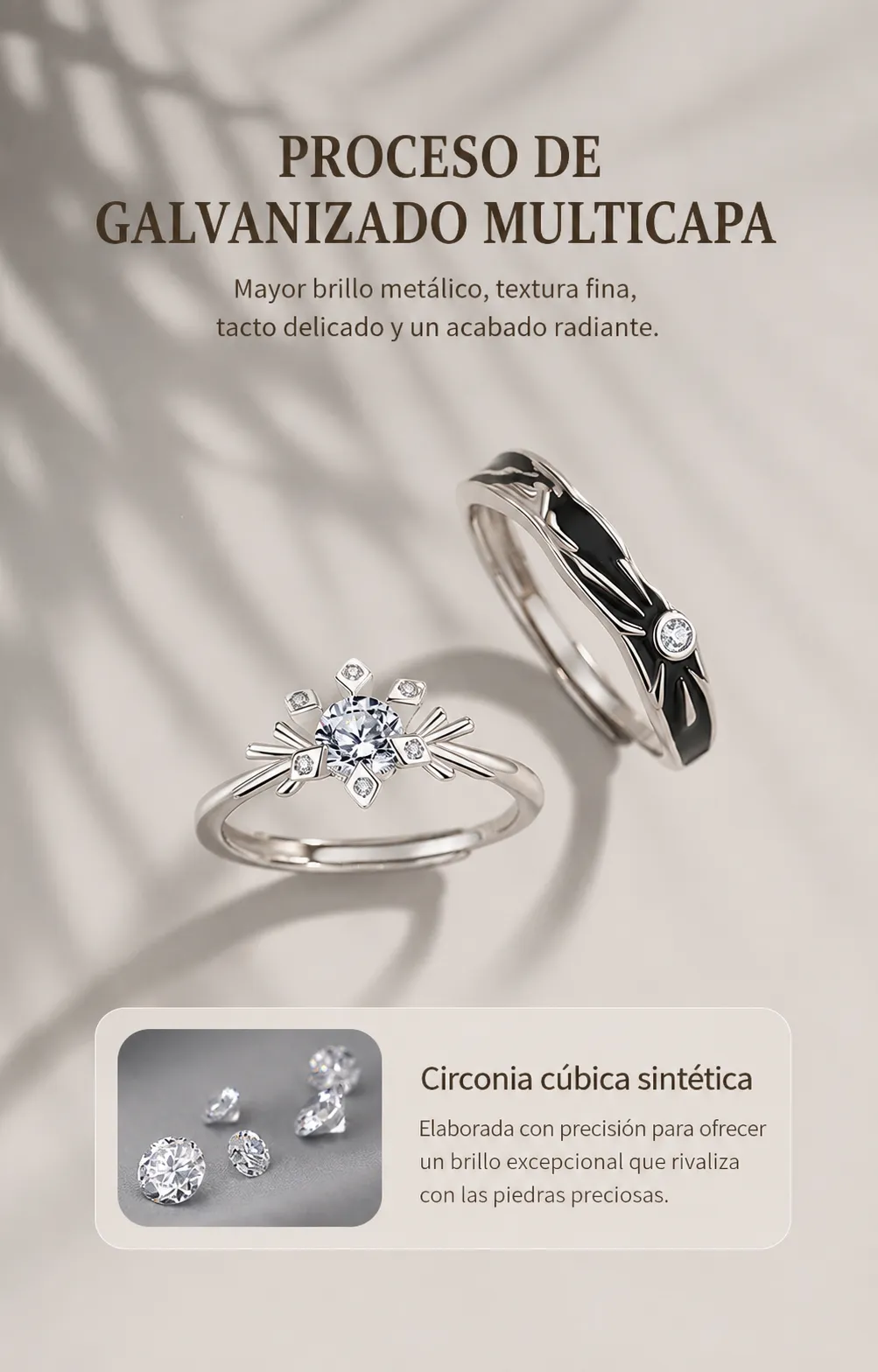 🌗 Anillos de Pareja "Eclipse Eterno" 5