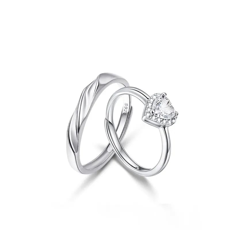 Tú TIENES MI CORAZóN: ANILLOS DE PAREJA CON CORAZóN EXCLUSIVO PARA ELLA