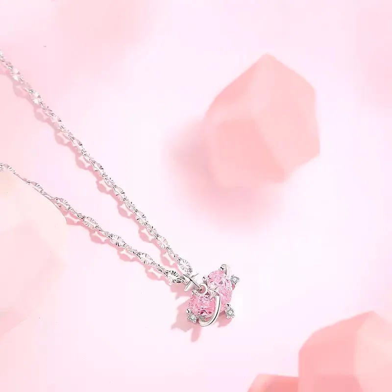 Collar Órbita de Amor Estelar