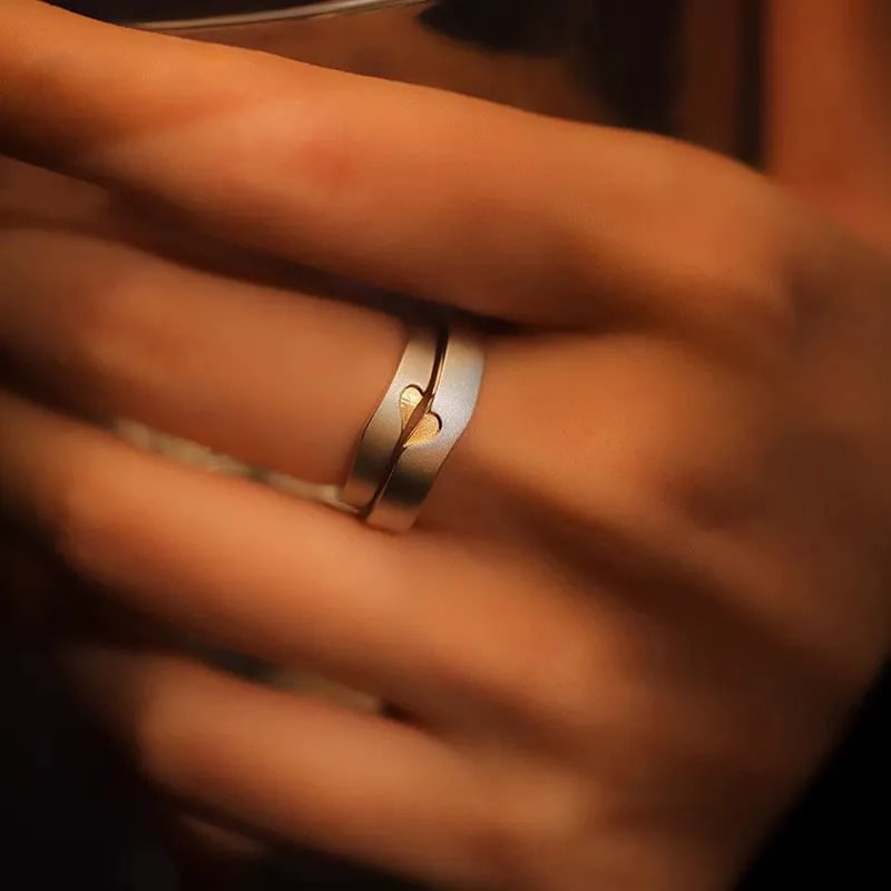 Set de Anillos "Long Distance Love" 3