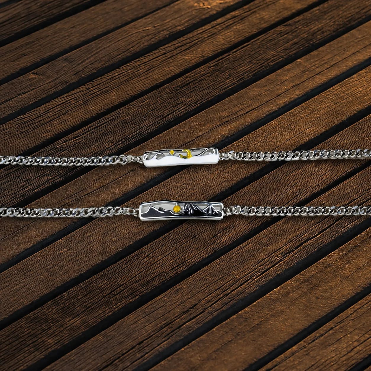 Pulseras de Pareja “Horizonte Unido”