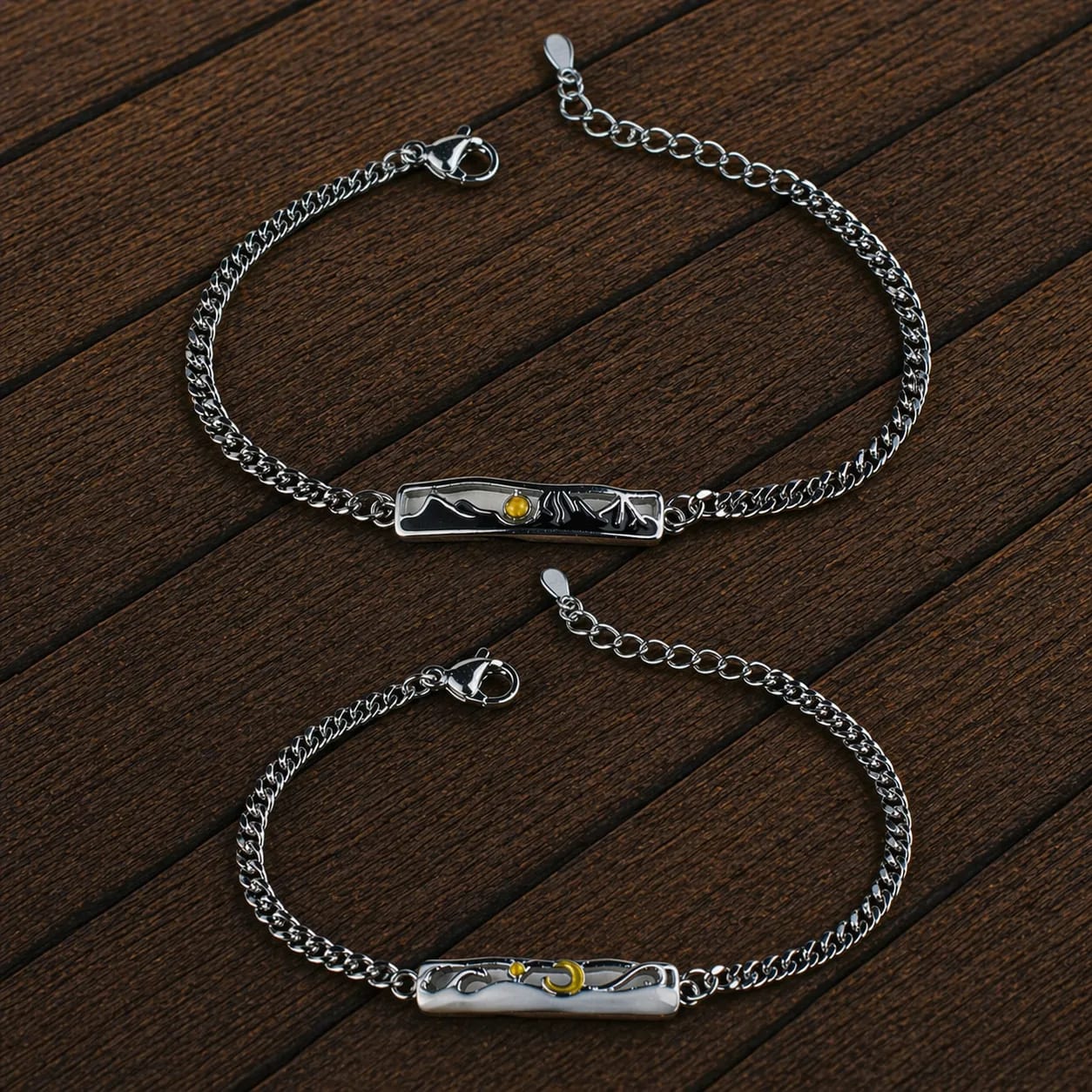 Pulseras de Pareja “Horizonte Unido”