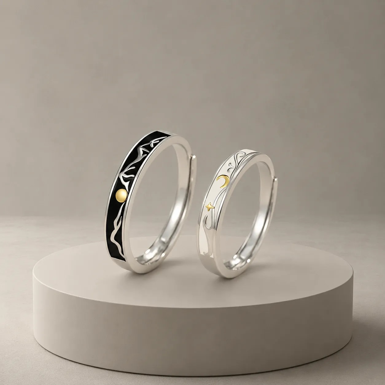 Contigo hasta el Amanecer - Anillos de pareja
