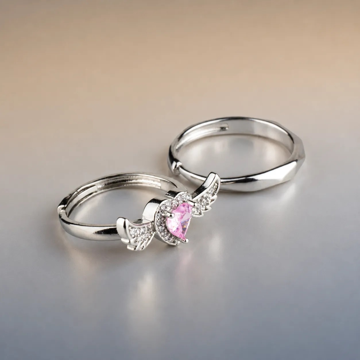 Anillos de Pareja "Alas del Destino"