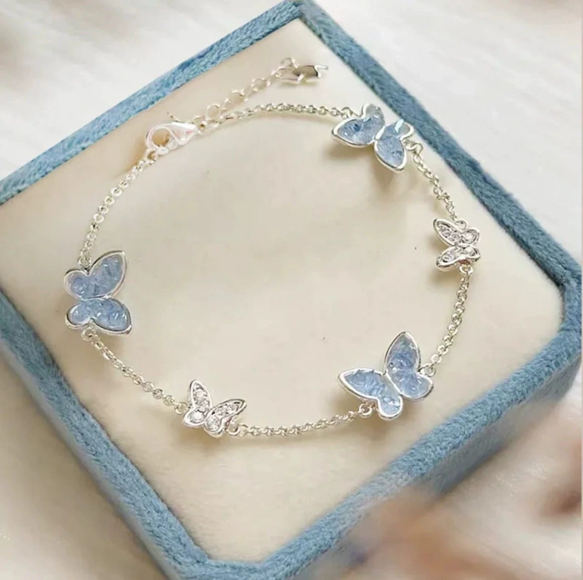 🦋 Pulsera Alas de Cielo 1