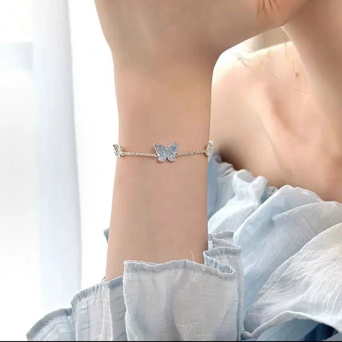 🦋 Pulsera Alas de Cielo 2