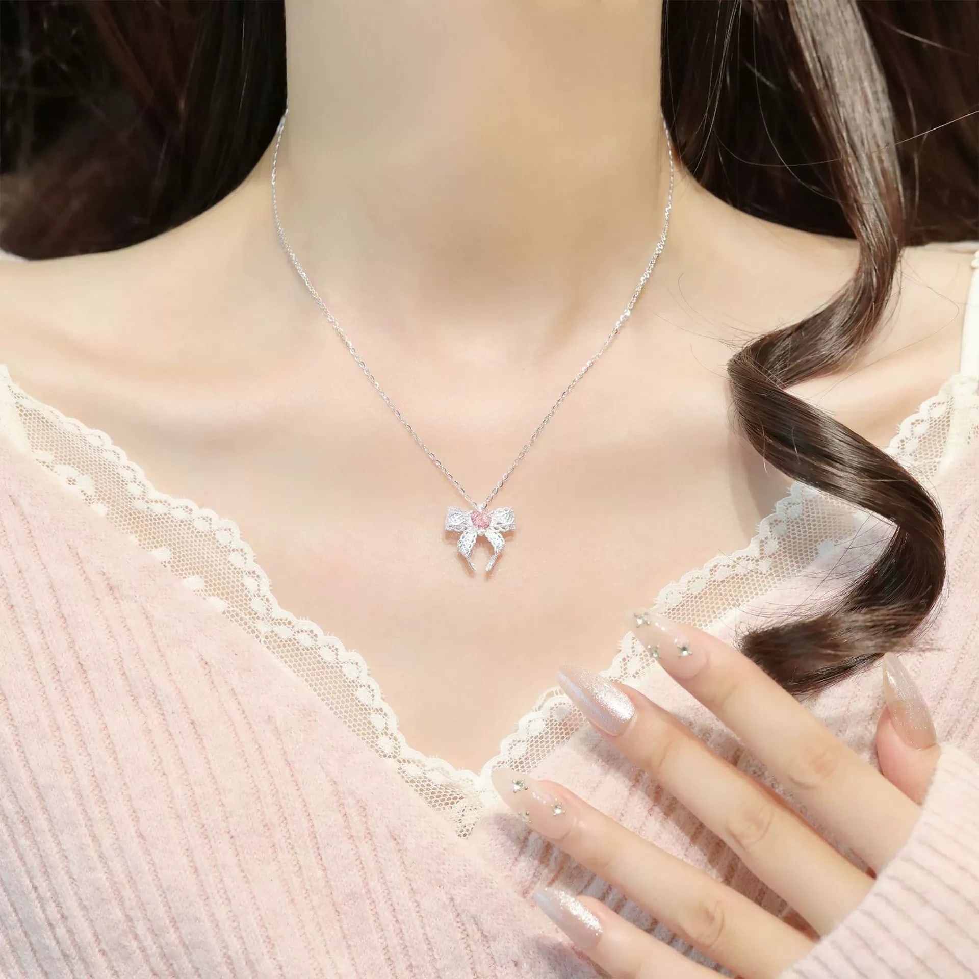 🎀 Collar Lazo de Amor 5