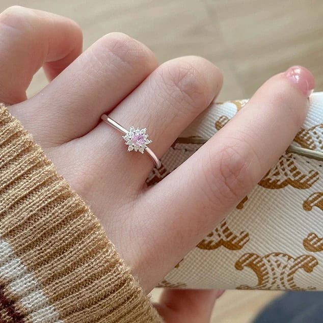 Anillo Rosa de Aurora 💗 2