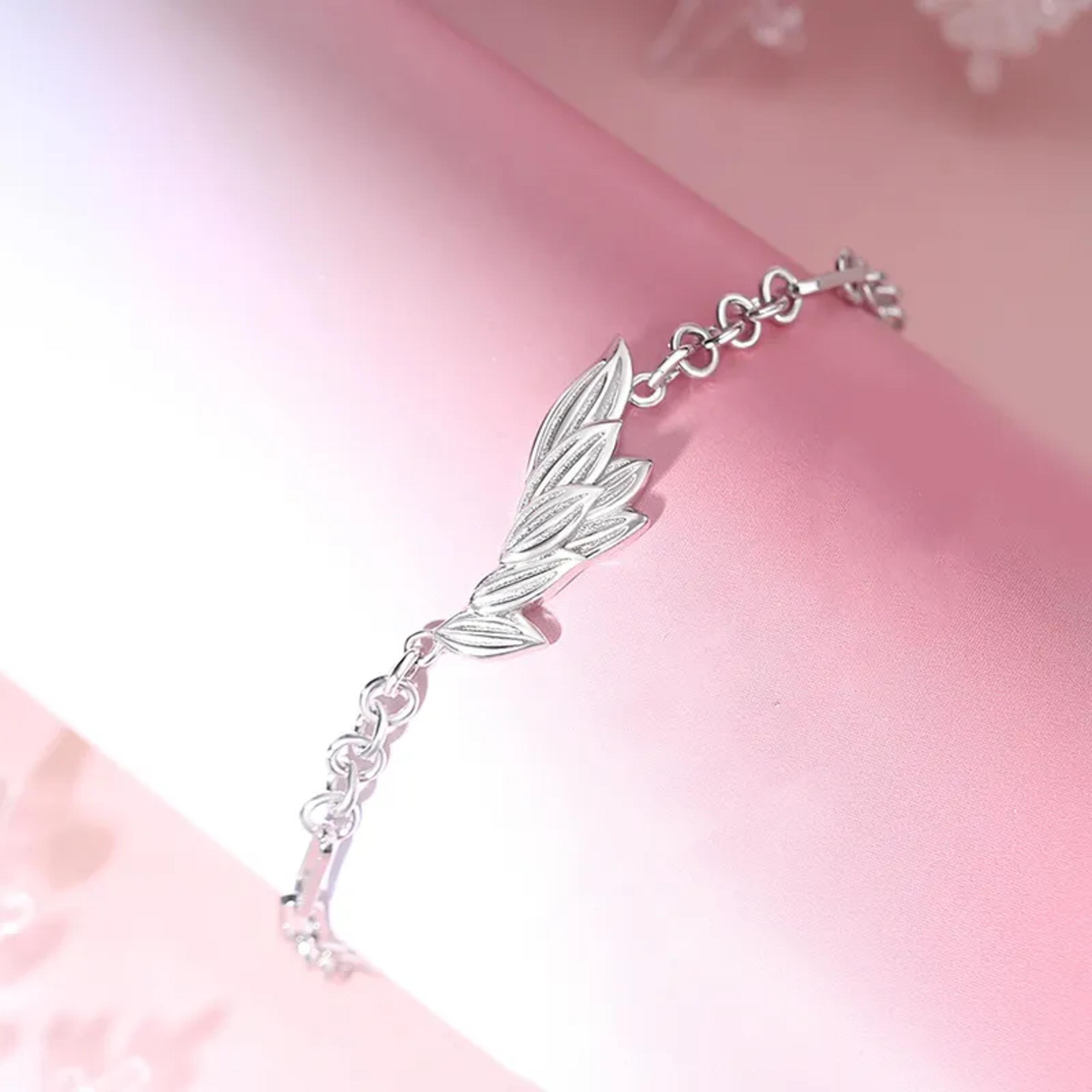Pulseras Alas de Amor Plata 925 4