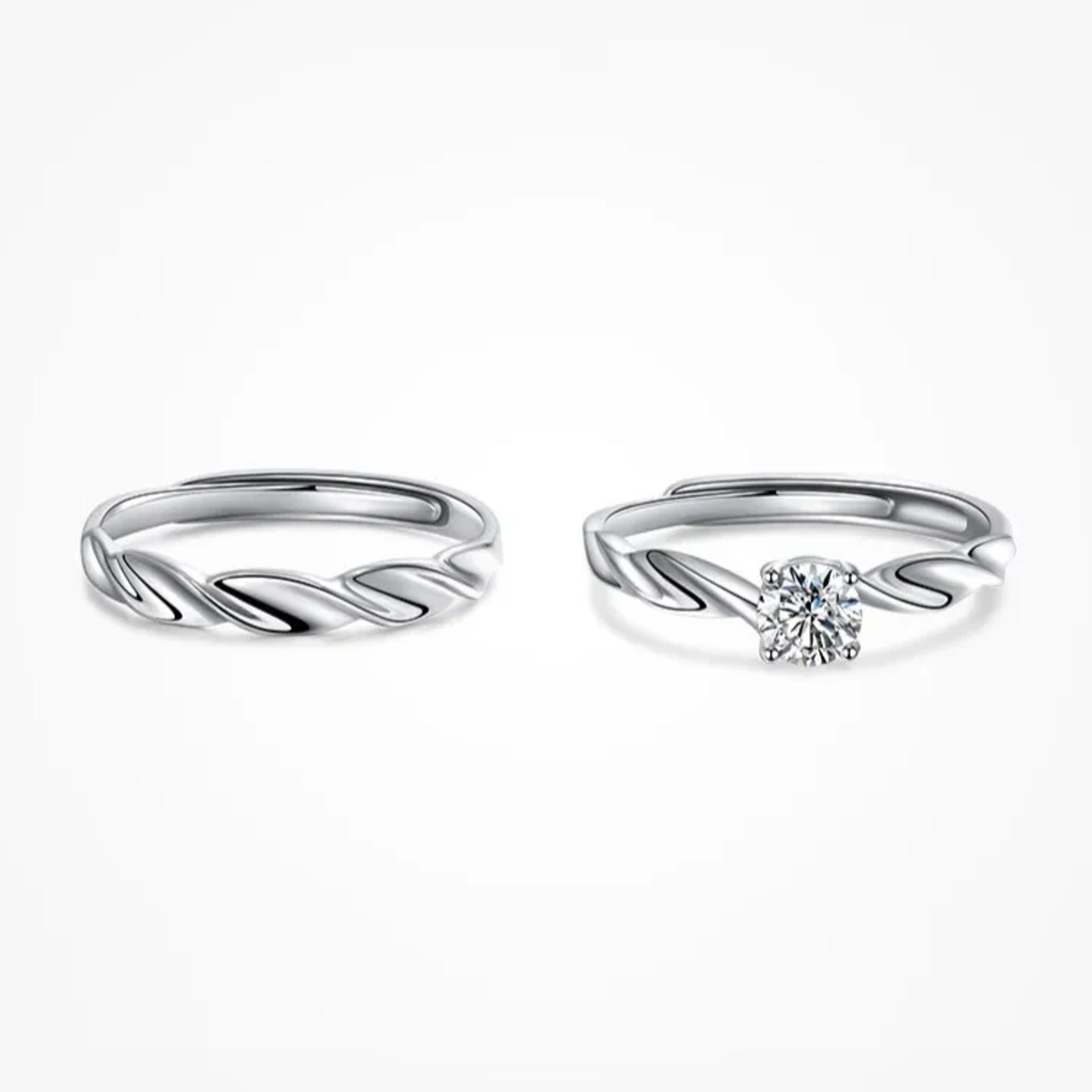 Anillos de Pareja "Destinos Cruzados" 8
