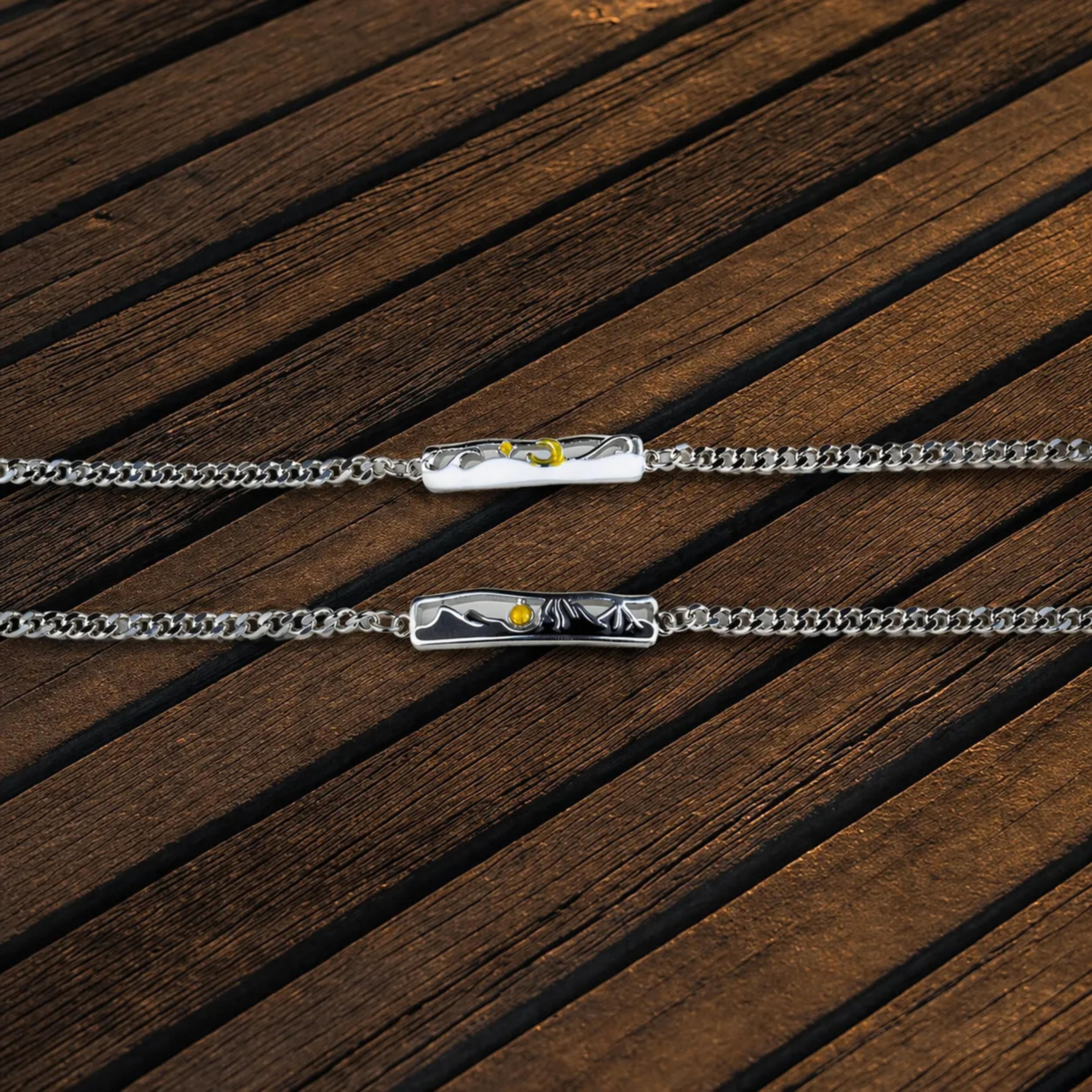Pulseras de Pareja “Horizonte Unido” 2