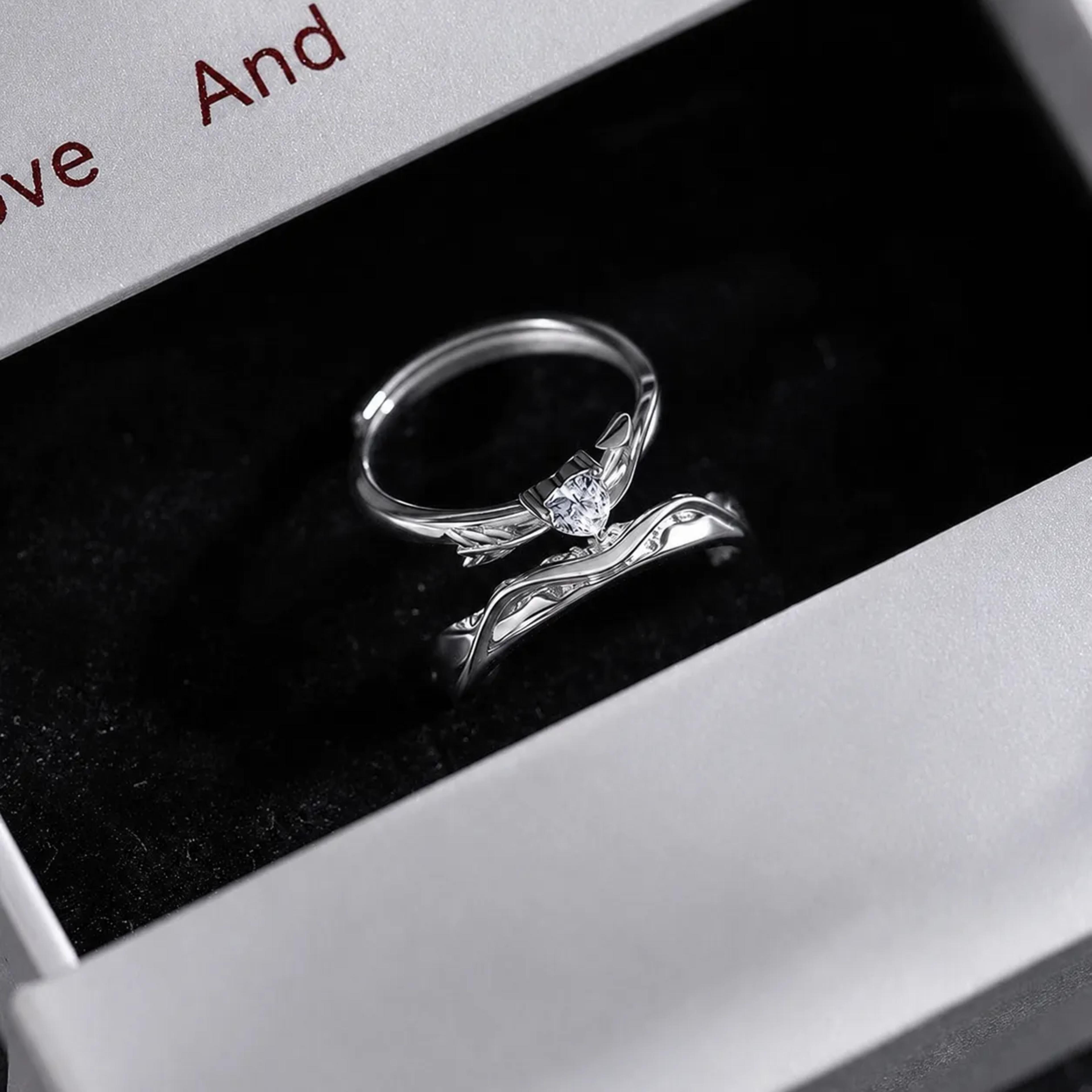Romance Eterno: Anillo "Flecha de Amor" con Estilo Sofisticado