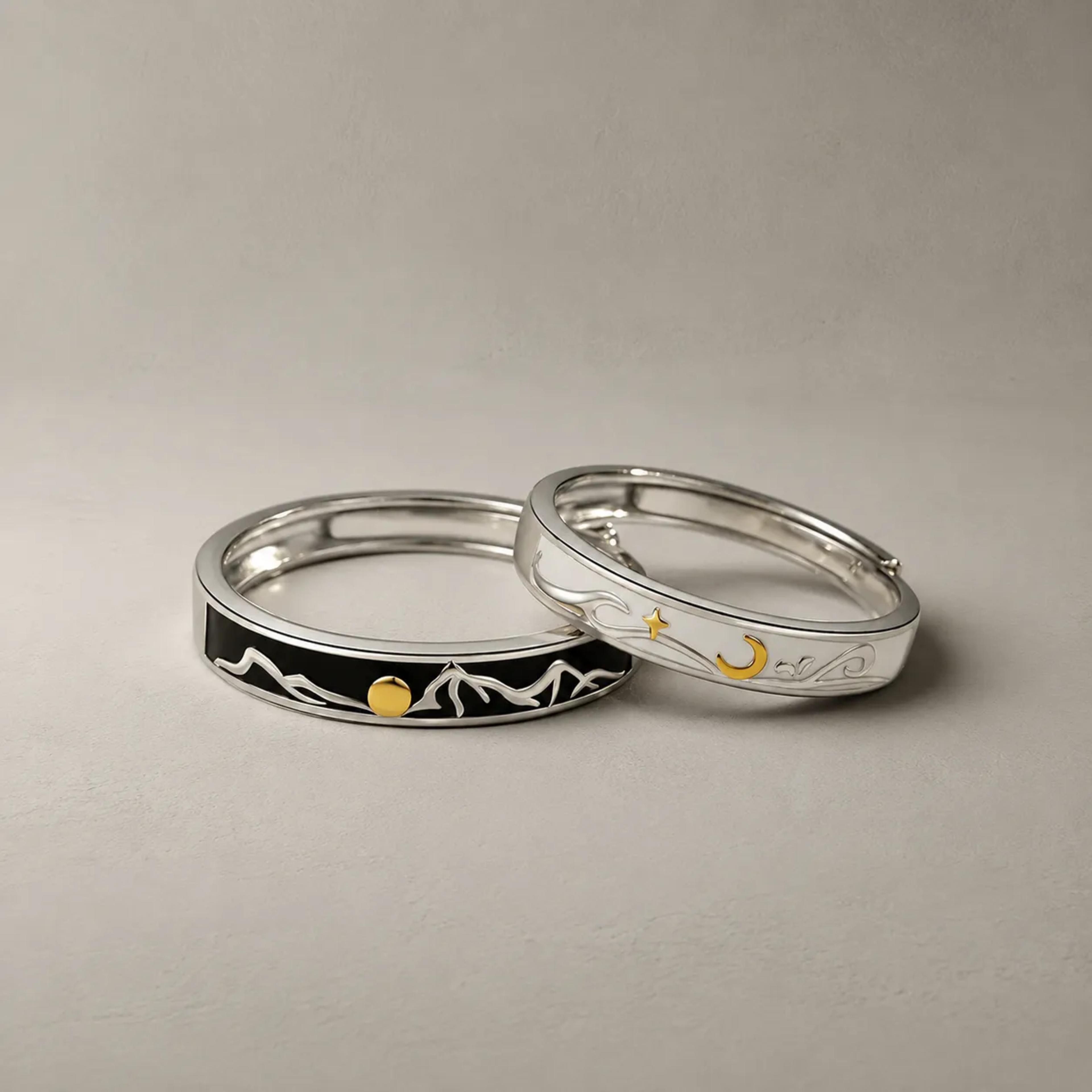Contigo hasta el Amanecer - Anillos de pareja 3