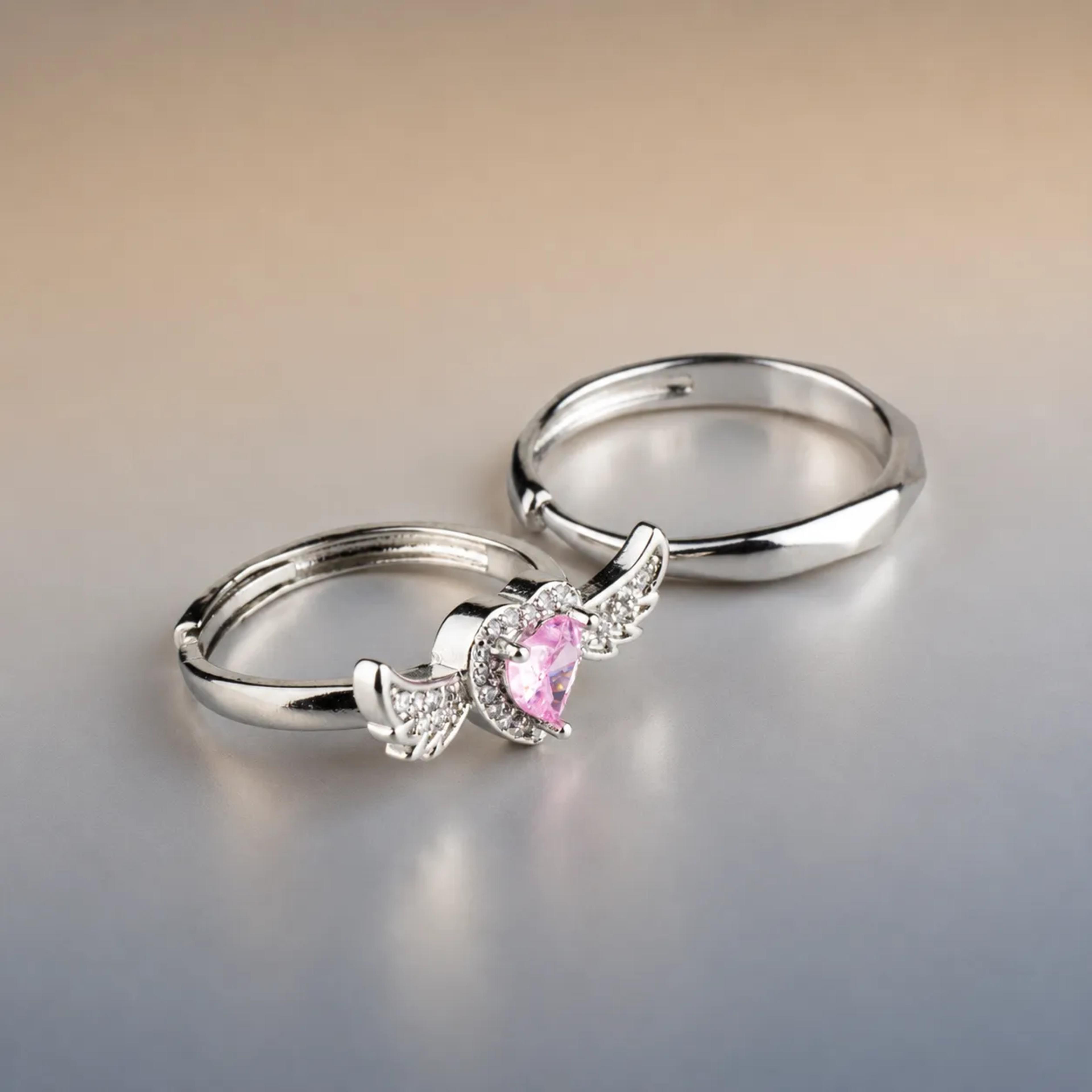 Anillos de Pareja "Alas del Destino" 1