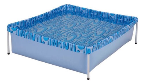 Piscina Infantil Quadrada Estrutural Pvc