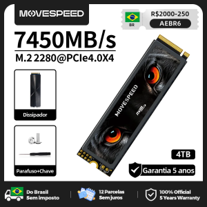SSD M.2 NVMe Movespeed 4TB