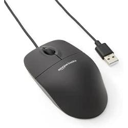 Amazon Basics Mouse USB com