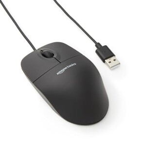Amazon Basics Mouse USB com