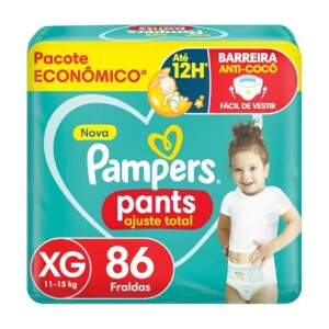 Fralda Pampers Pants Ajuste Total