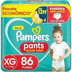 Fralda Pampers Pants Ajuste Total