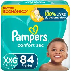 Fralda Pampers Confort Sec XXG
