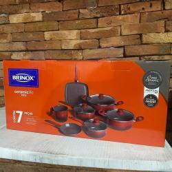 Jogo Panela Antiaderente Brinox Ceramic
