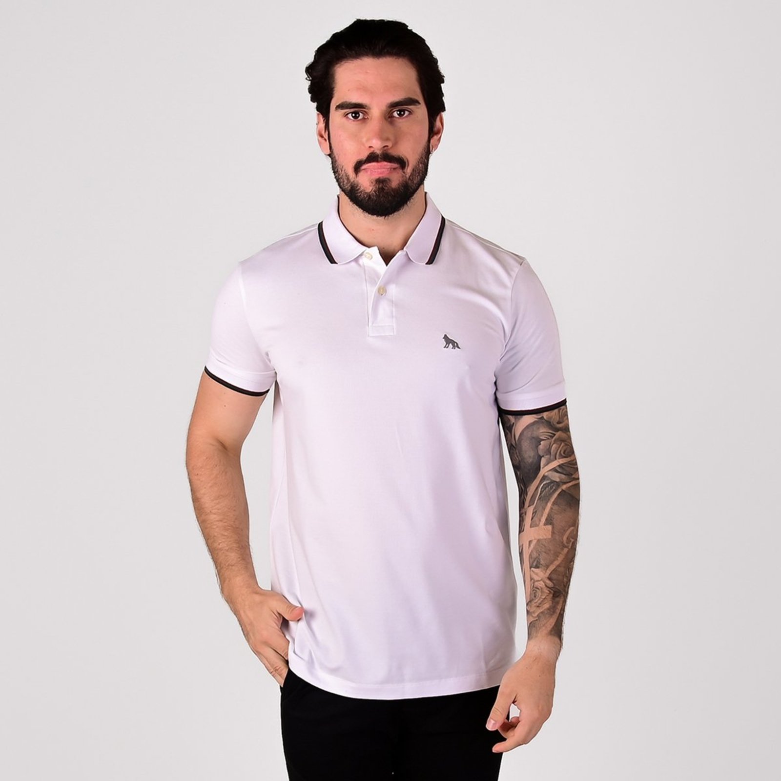 Camisa Polo Slim Pima Acostamento