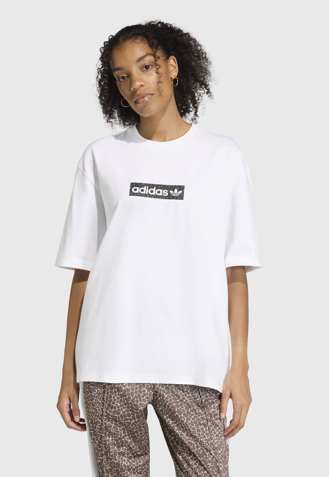 Camiseta Feminina adidas Originals Estampada