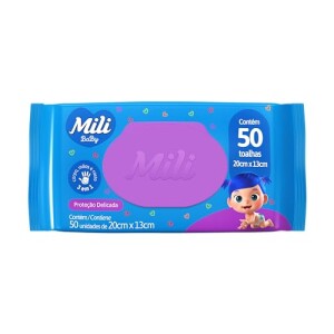 Toalhinha Umedecida Mili Proteção Delicada