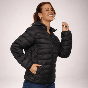 Jaqueta Puffer Nylon Corta Vento