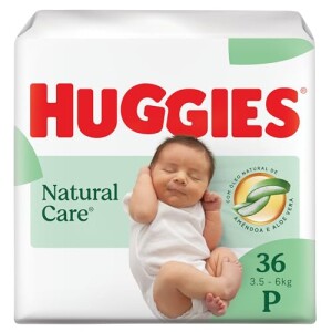 Fralda Huggies Natural Care P