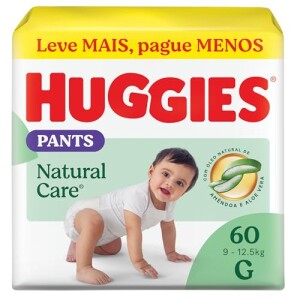 Fralda Huggies Natural Care Pants