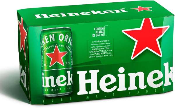 Heineken Cerveja Lata 269ml Pack