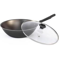 Frigideira Funda Antiaderente Wok Com