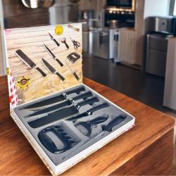 Kit Jogo De Facas Inox