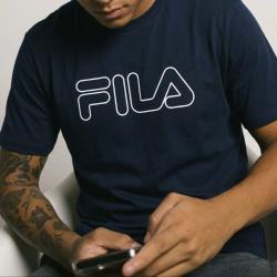 Camiseta Fila Letter Outline