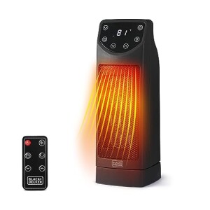 BLACK+DECKER Aquecedor oscilante, aquecedor portátil