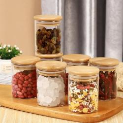 Kit 6 Pote Vidro Porta