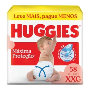Fralda Huggies Supreme Care XXG